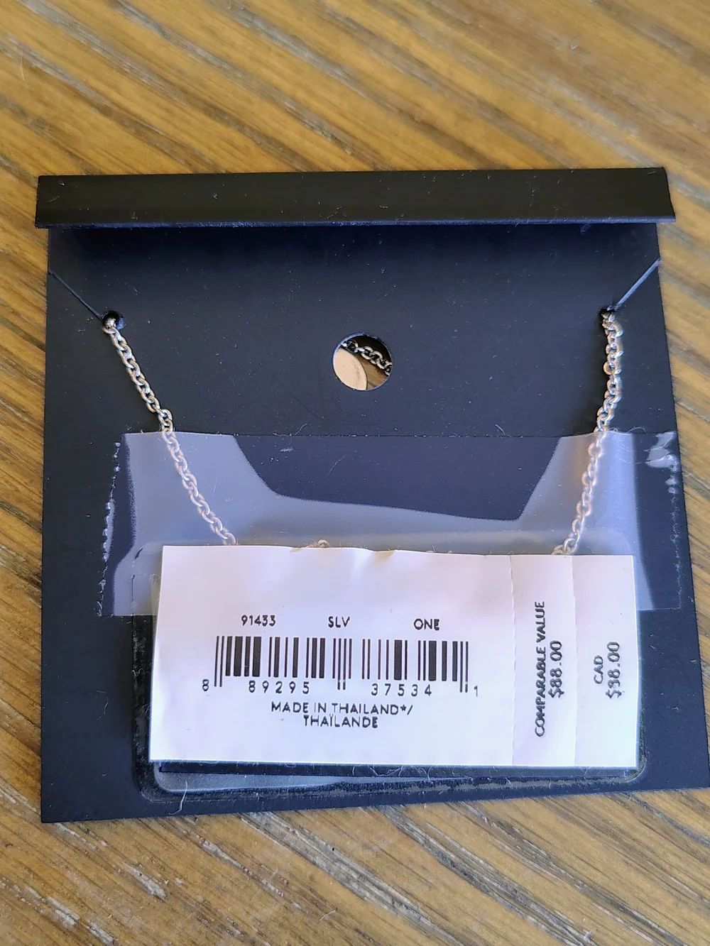 NWT Coach Pave Signature C Logo Pendant Necklace Silver 91433